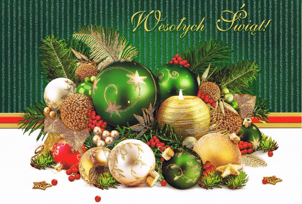Weihnachtskarte aus Polen