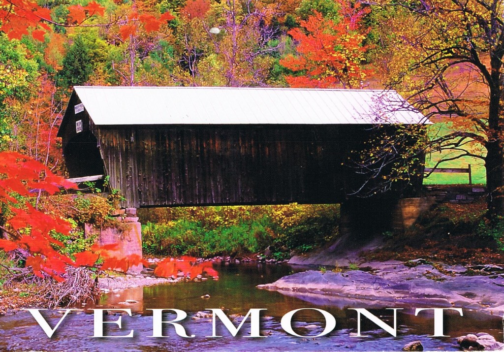 Überdachte Brücke in Vermont