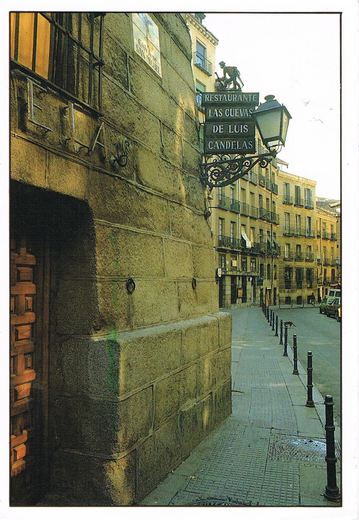 Typische Straße in Madrid