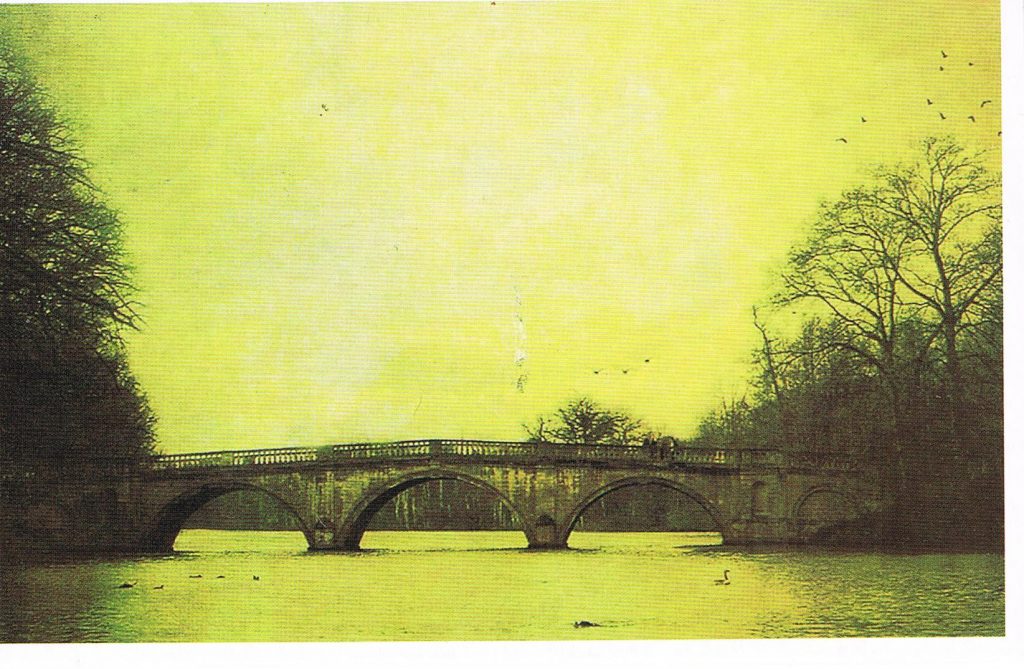 Postkarte mit Brückenmotiv