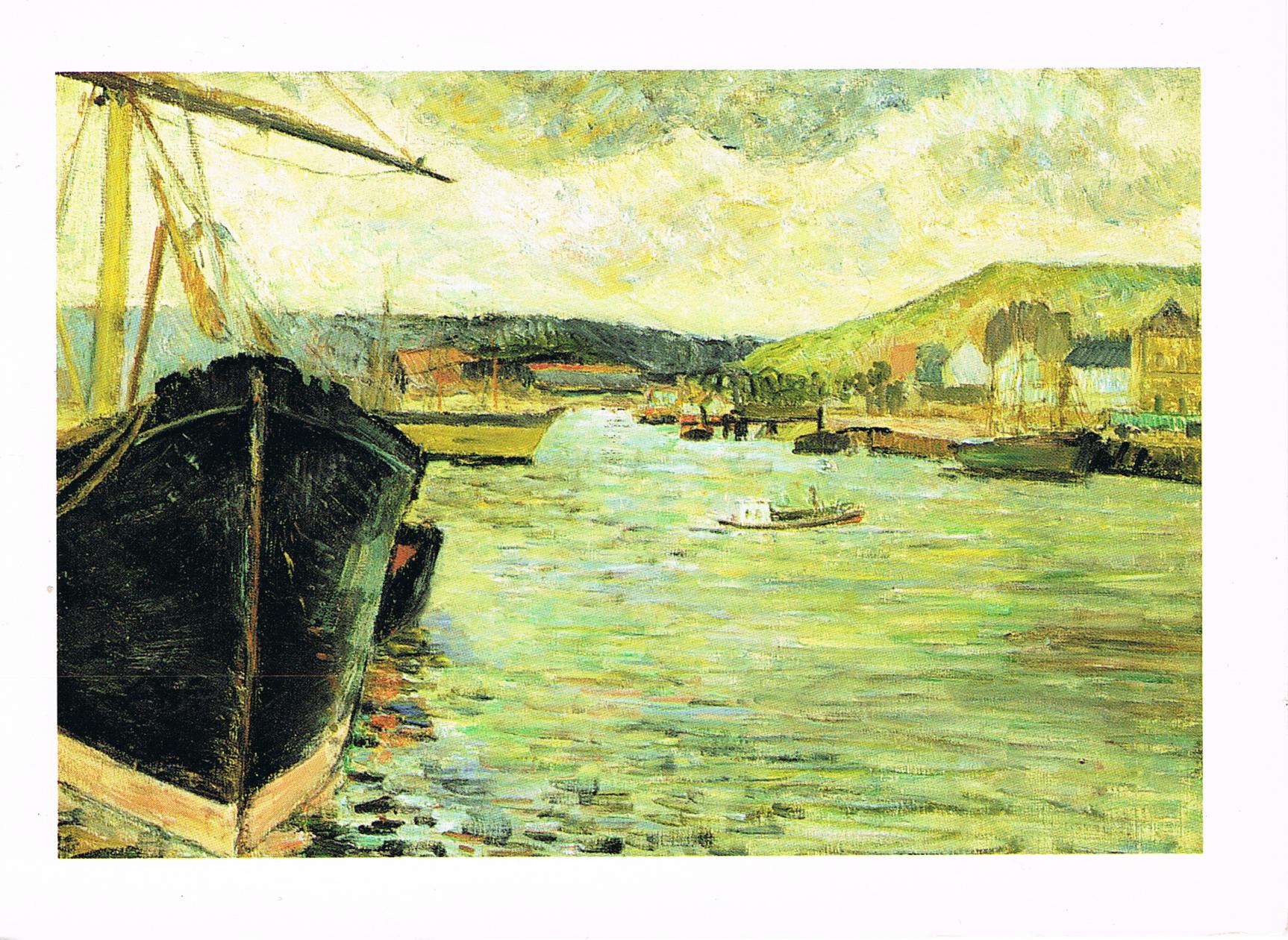 "Der Hafen von Rouen" von Paul Gauguin