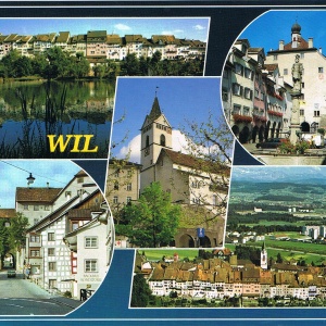 Ansichten aus Wil in der Schweiz