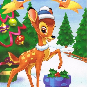 Bambi wünscht Frohe Weihnachten