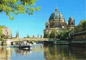 Eine Karte aus dem Münsterland mit einem Motiv aus Berlin